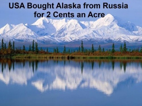 USA Bought Alaska From Russia for 2 Cents an Acre