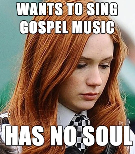Wants to sing gospel music