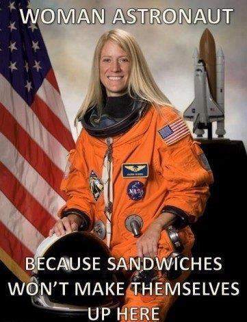 We need more Woman Astronauts