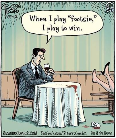 When I Play Footsie I Play To Win