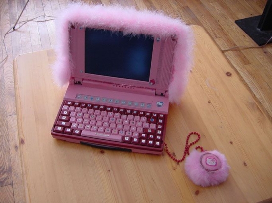 A girly laptop