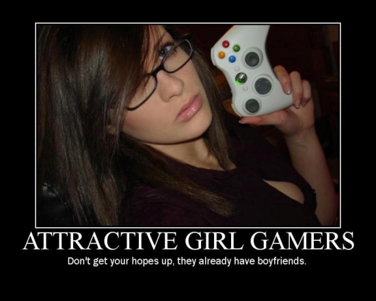 Attactive Girl Gamers