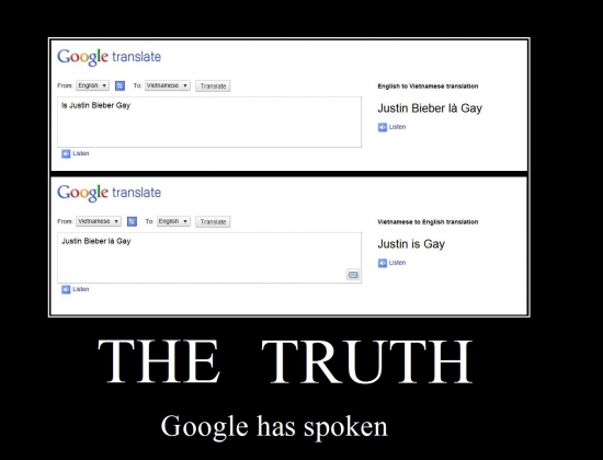 Bieber Thank you google2