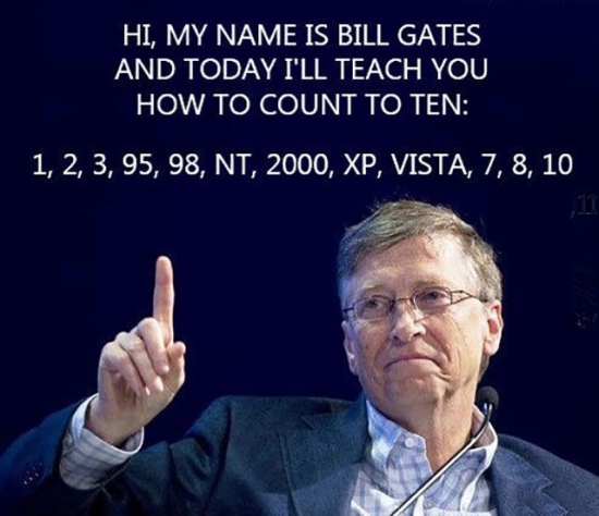 Bill Gates shows us how to count