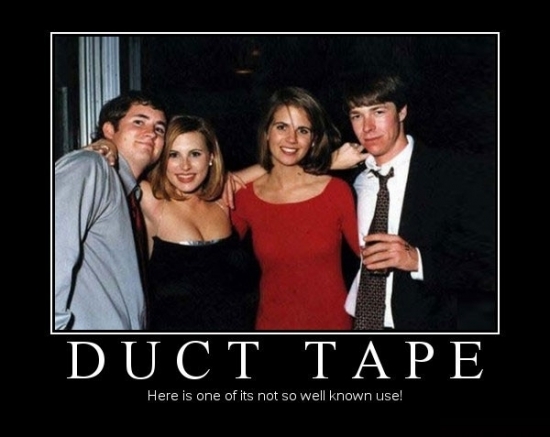 Duct Tape Here is one of its not so well known use2
