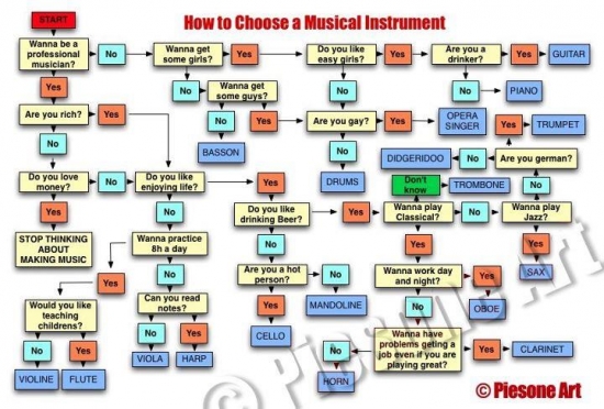 How to choose a musical instrument