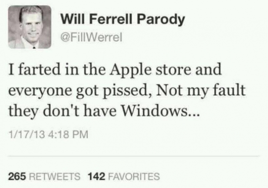 I farted in the Apple store
