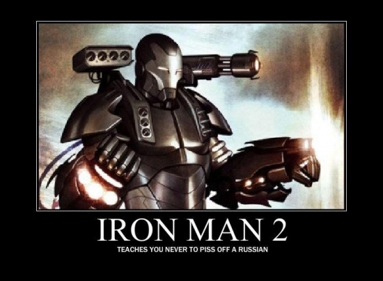Iron man 2 never piss off a russian