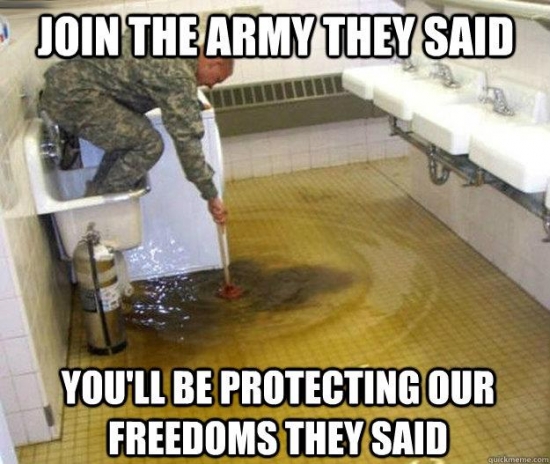 Join the army they said...