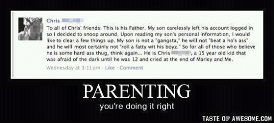 Parenting youre doing it right