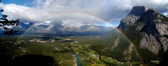 Powerful Rainbow Image