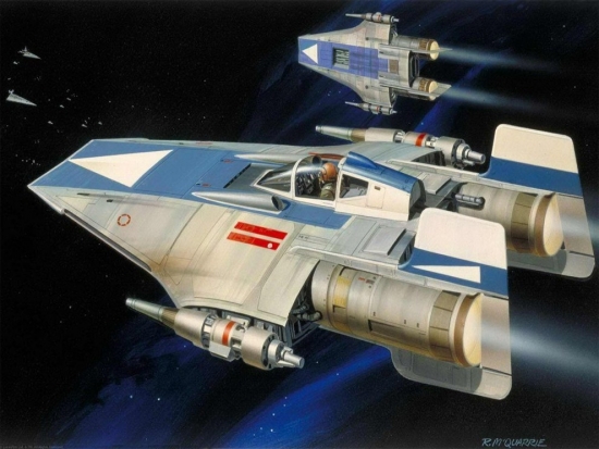 Ralph McQuarrie A Wing Fighter