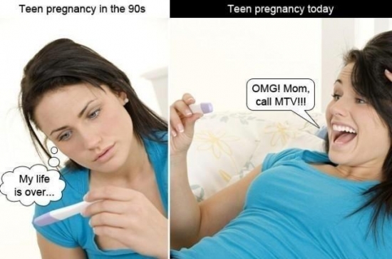 Teen pregnancy evolution