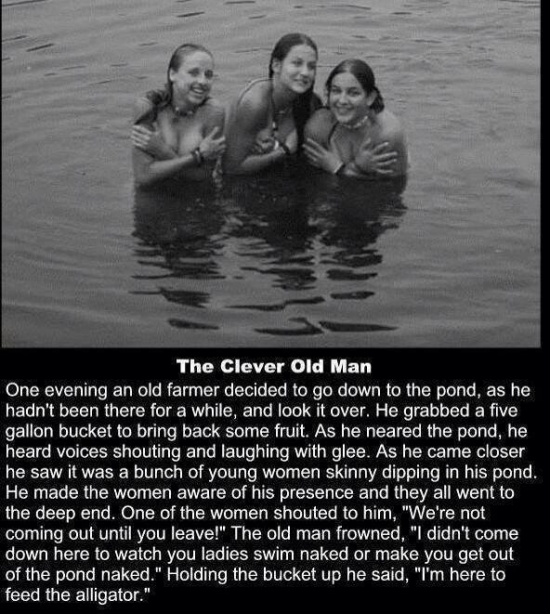 The clever old man