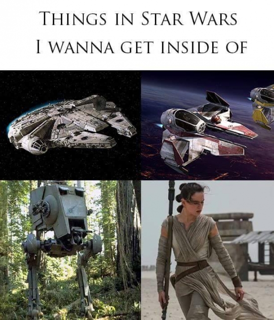 Things in Star Wars I want to get inside of