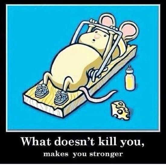 What doesnt kill you makes you stronger