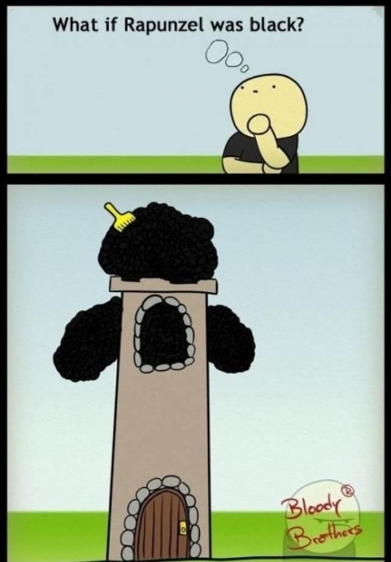 What if Rapunzel was black