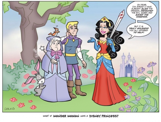 What if Wonder Woman was a Disney Princess