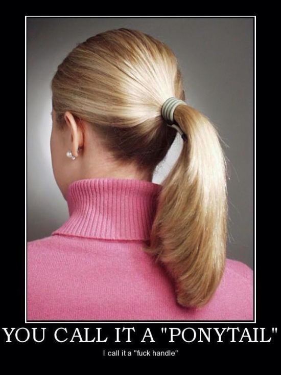 You call it a ponytail
