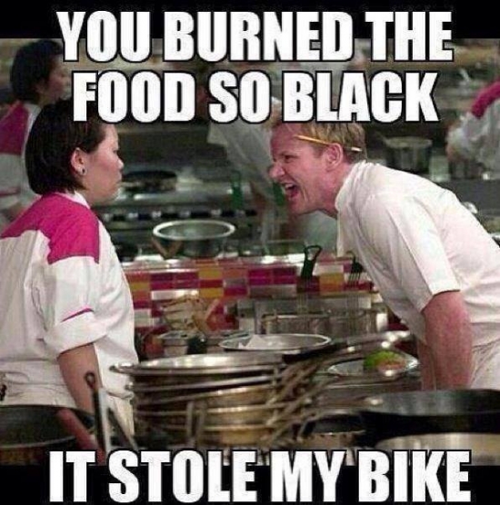 so black it stone my bike