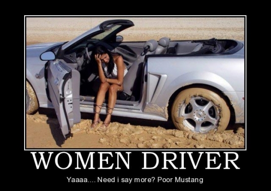 women driver poor mustang2
