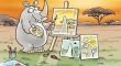 A Rhinos Paintings