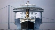 A size comparison between the titanic and a modern cruise ship