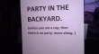 Party in the Backyard