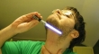 Shaving with a lightsaber