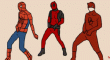 Spider Dare and Deadpool dancing