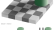 The squares marked A and B are the same shade of gray 