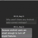 Android Auto corrects