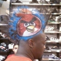 Angry Birds Hair Cut