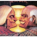 Art illusion Old Couple and two men