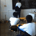 Asian classroom fight