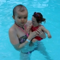 Baby in pool faceswap