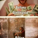 Before and after girlfriend