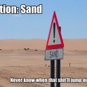 Caution Sand