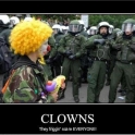Clowns they scare everyone