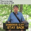 Dangerous Cliff Stay Back