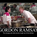 Gordon Ramsay tells women to LEAVE the kitchen