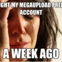 I bought my megaupload premium account a week ago