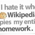 I hate it when Wikipedia...