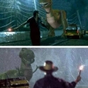 Jurassic park chase