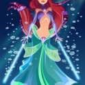 Little Mermaid With Light Sabers