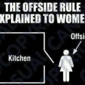 Offside rule explained to women