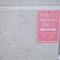 Princess Parking Only