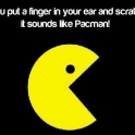 Put a finger in your ear