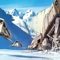 Ralph McQuarrie AT AT Falling to the ground