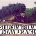 Still cleaner than a new volkswagen